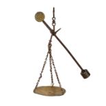 Antique Metal Alloy Hanging Scale