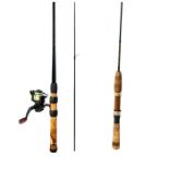 Pair of Vintage Ultralight Spinning Rods and Pinnacle Reel