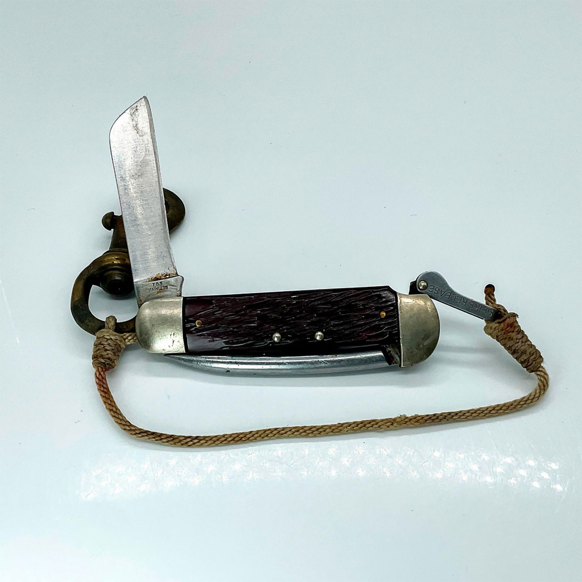 Schrade Walden Folding Mariner Pocket Knife w/Marlon Spike - Image 3 of 6