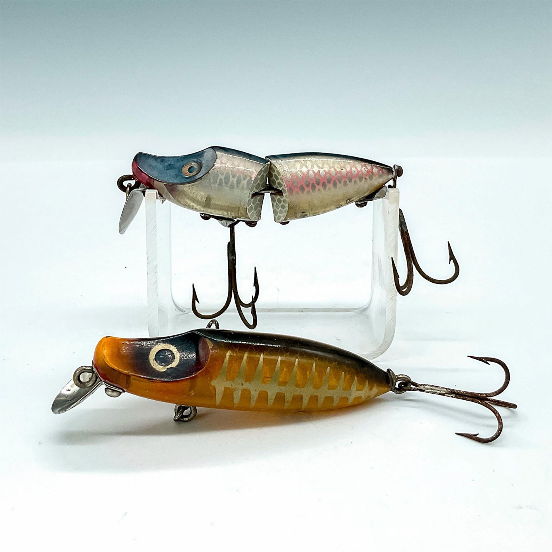 Pair of Heddon River Runts Shiner Scale and Yellow Millsite - Image 2 of 3