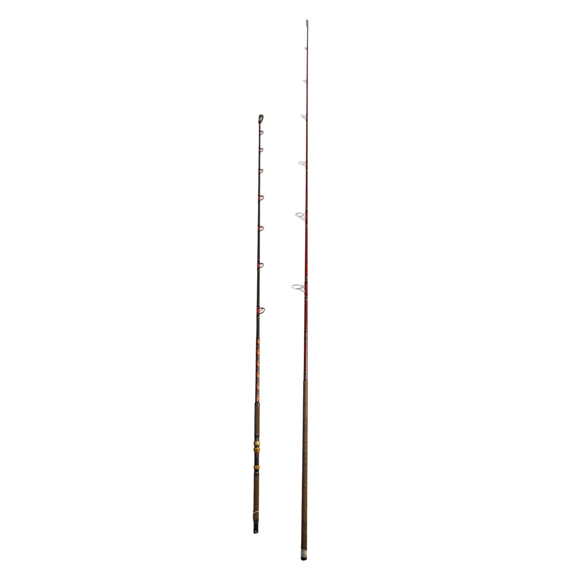 Pair of Vintage Boat Rods Medium and Heavy Power 7-8 Ft. - Image 6 of 6