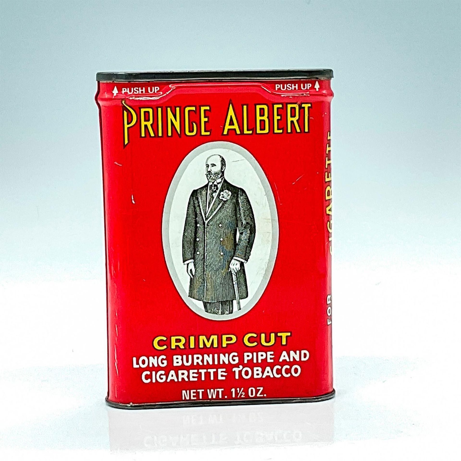 R. J. Renolds Tobacco, Prince Albert Tobacco Pocket Tin Can - Image 2 of 3
