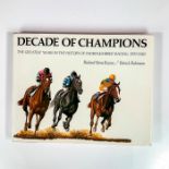 Hardcover Book, A Decade of Champions, Thoroughbred Racing