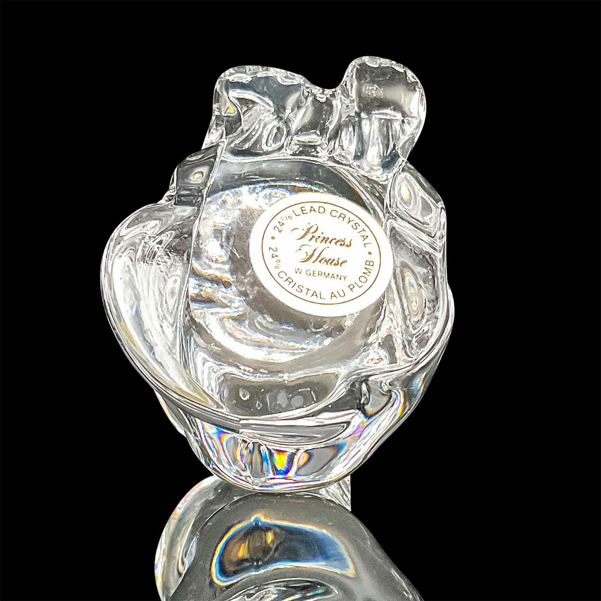 Princess House Lead Crystal Small Cat Figure - Image 3 of 5