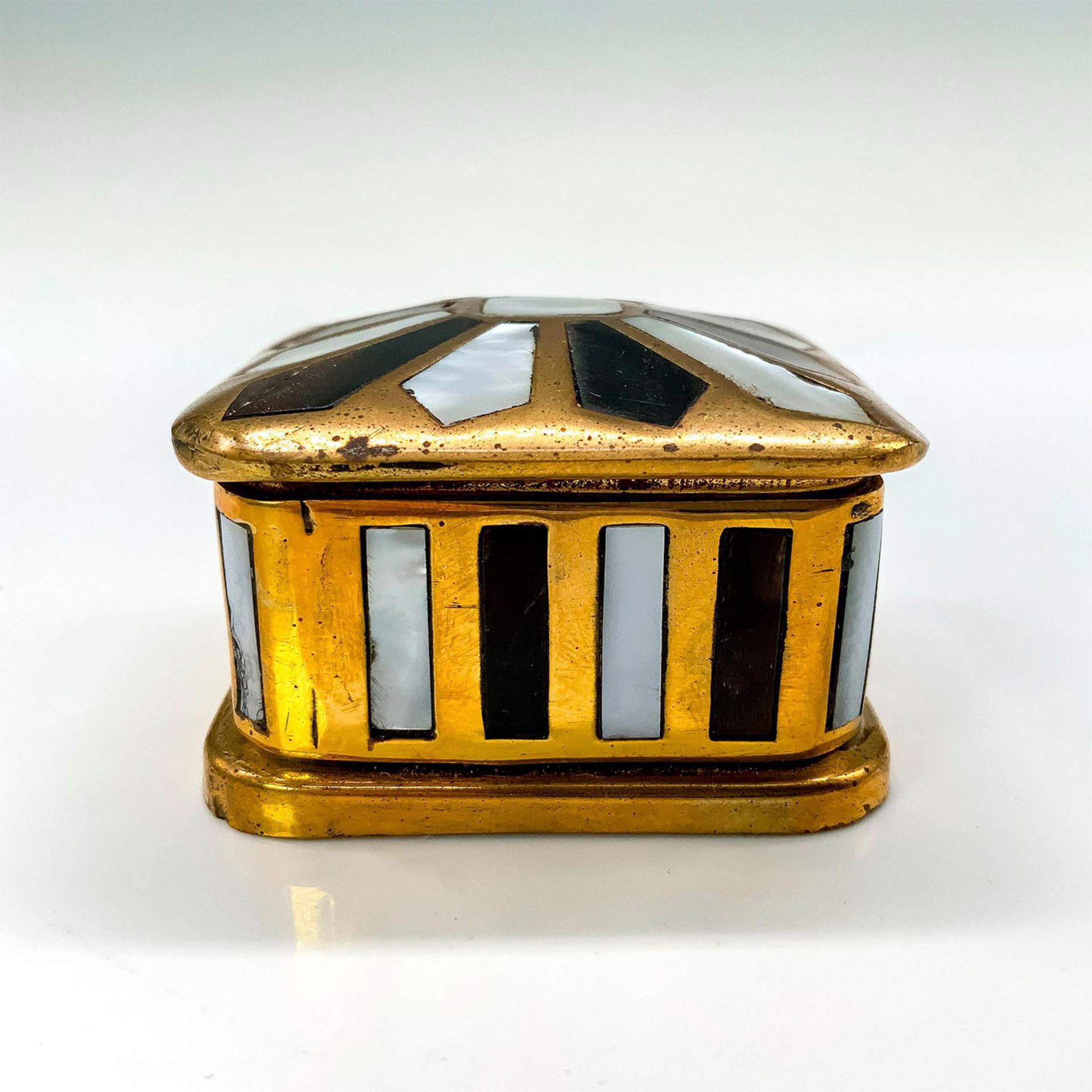 Treasure Box, Black and White Gold Plated Box - Bild 2 aus 3