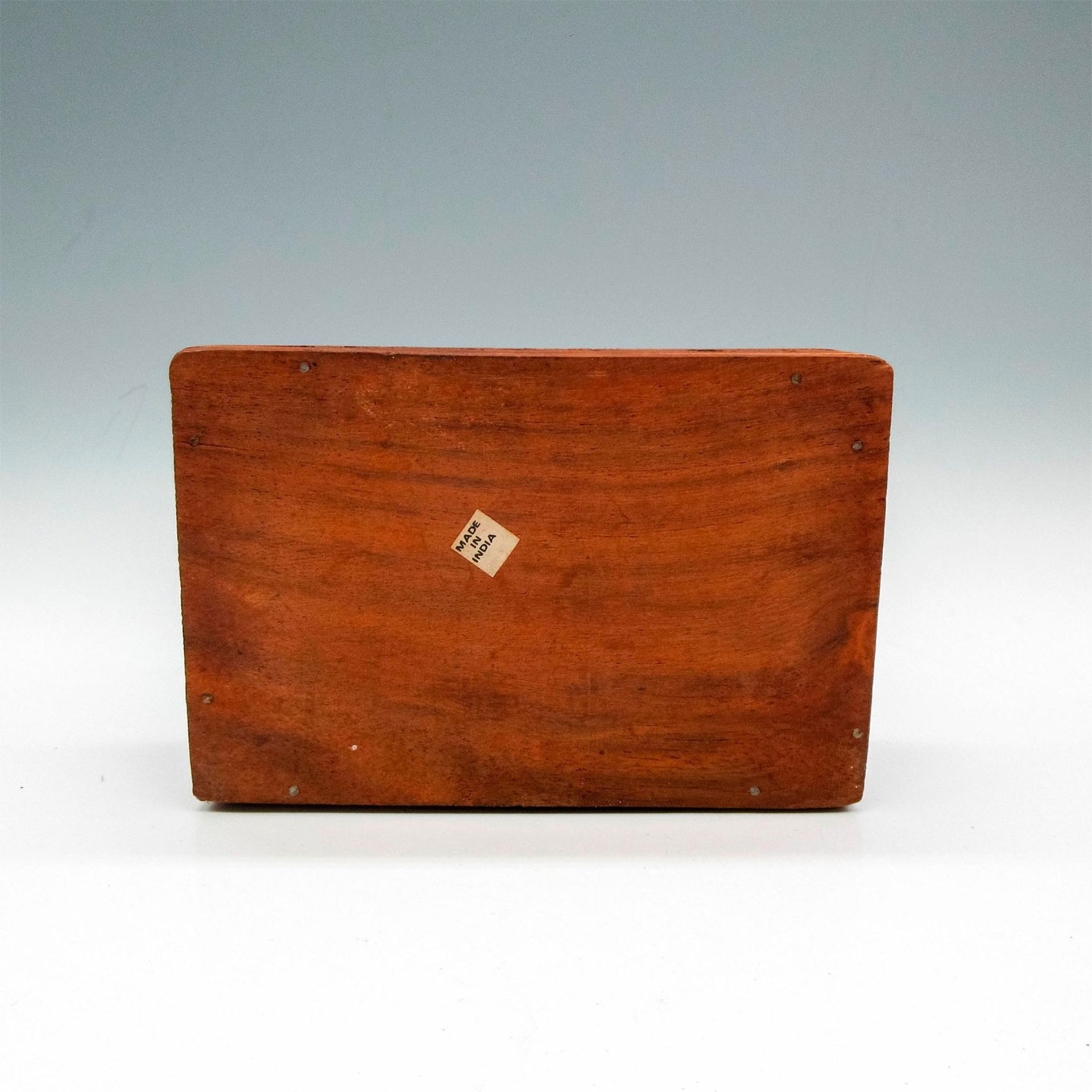 Hand Carved Wood Trinket Box - Image 3 of 3