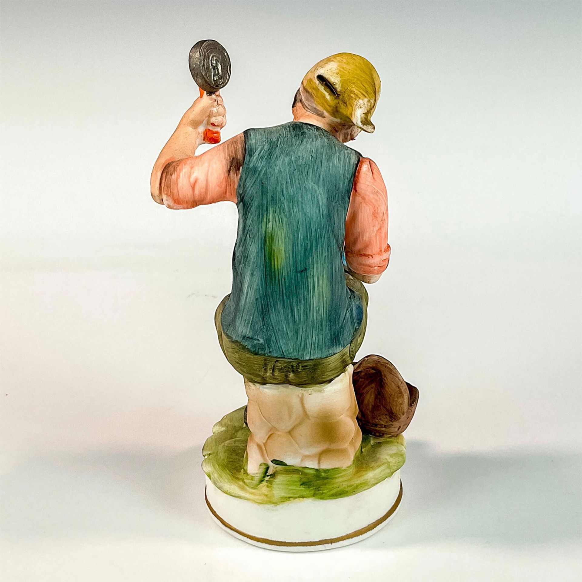 Hand-Painted Porcelain Figurine, Fisherman - Image 2 of 3