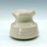Locke 2 USA White Ceramic Telegraph Electrical Insulator