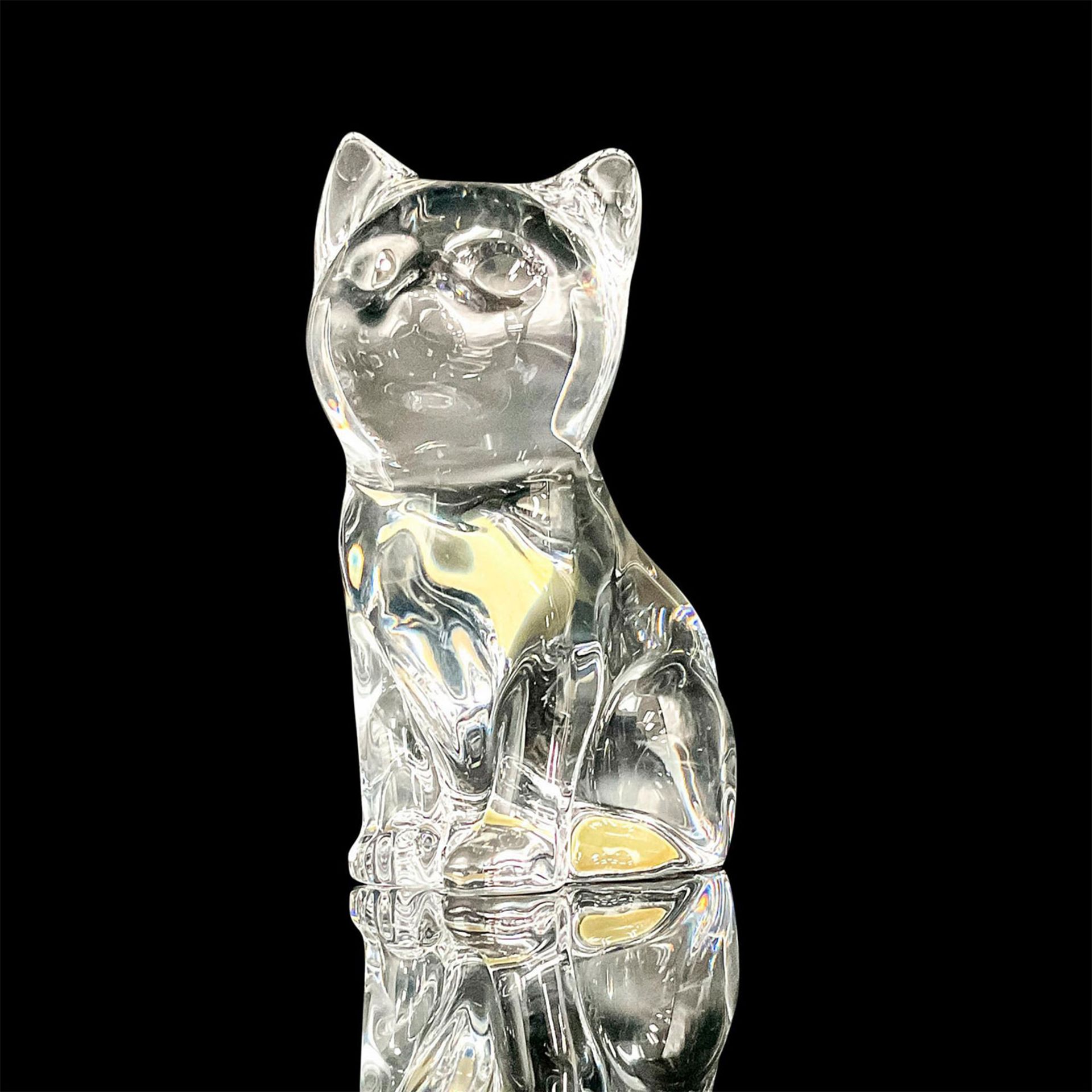 Princess House Lead Crystal Small Cat Figure - Image 4 of 5