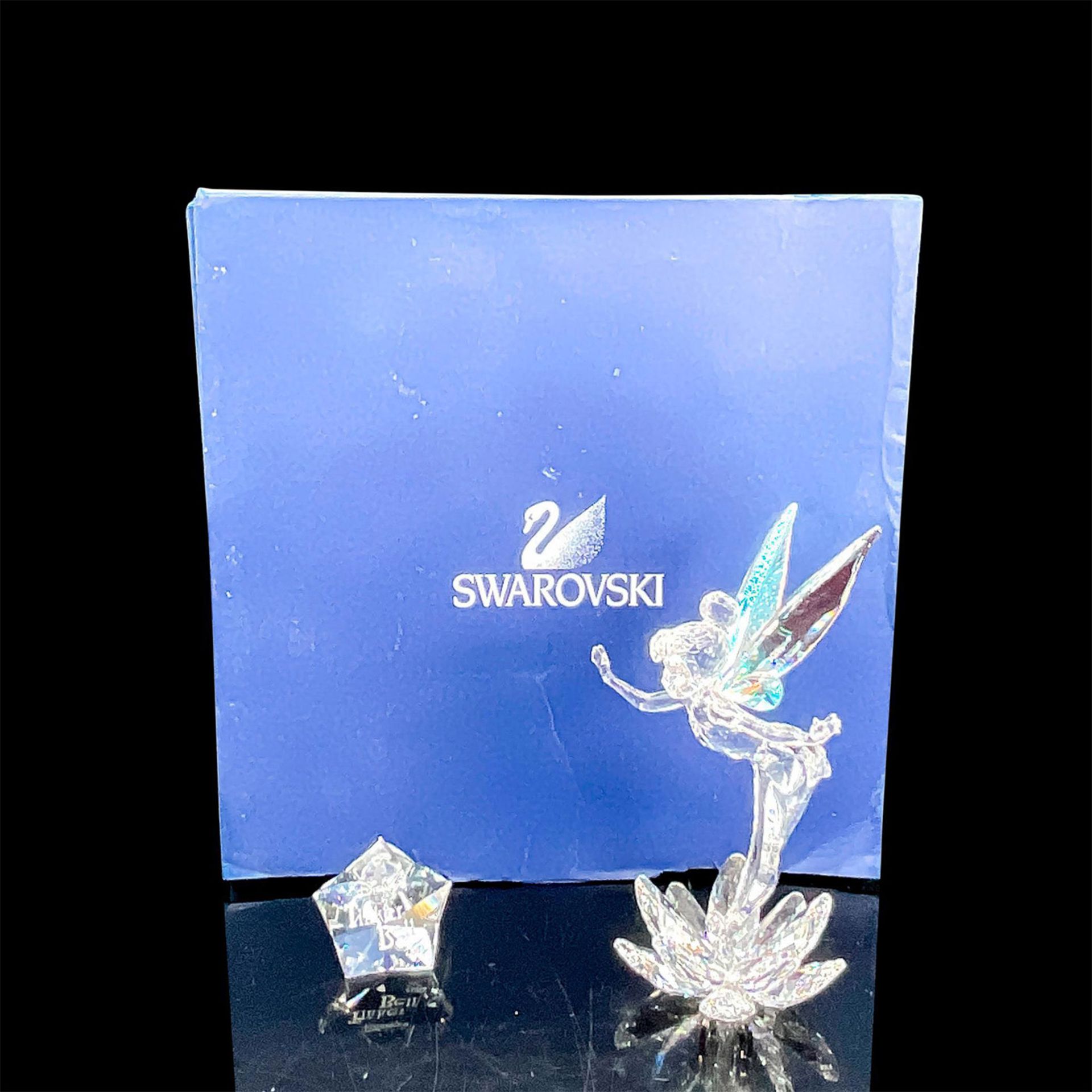 Swarovski Crystal Figurine + Plaque, Tinkerbell - Image 2 of 4
