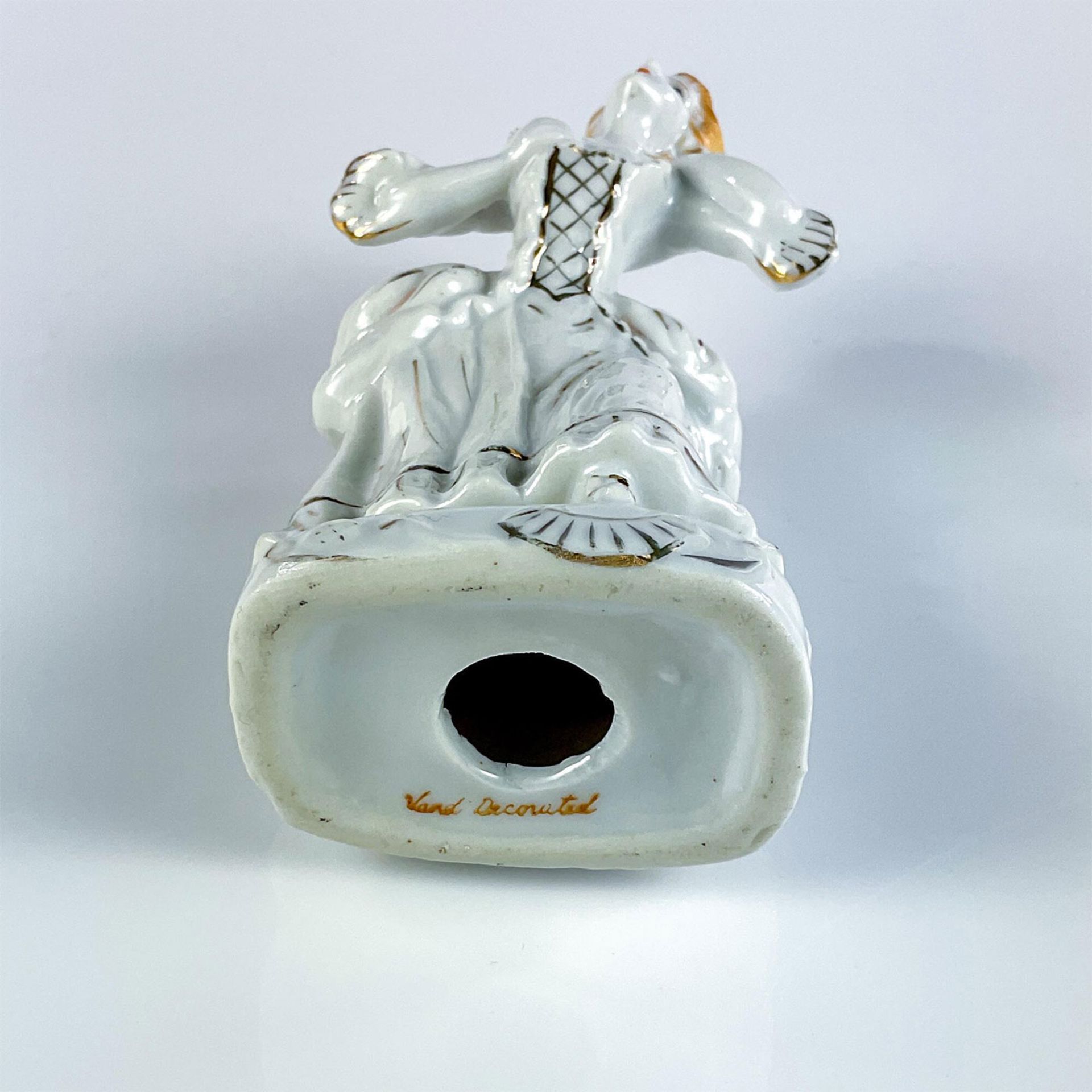 Porcelain Miniature Figurine, Colonial Lady - Image 3 of 3