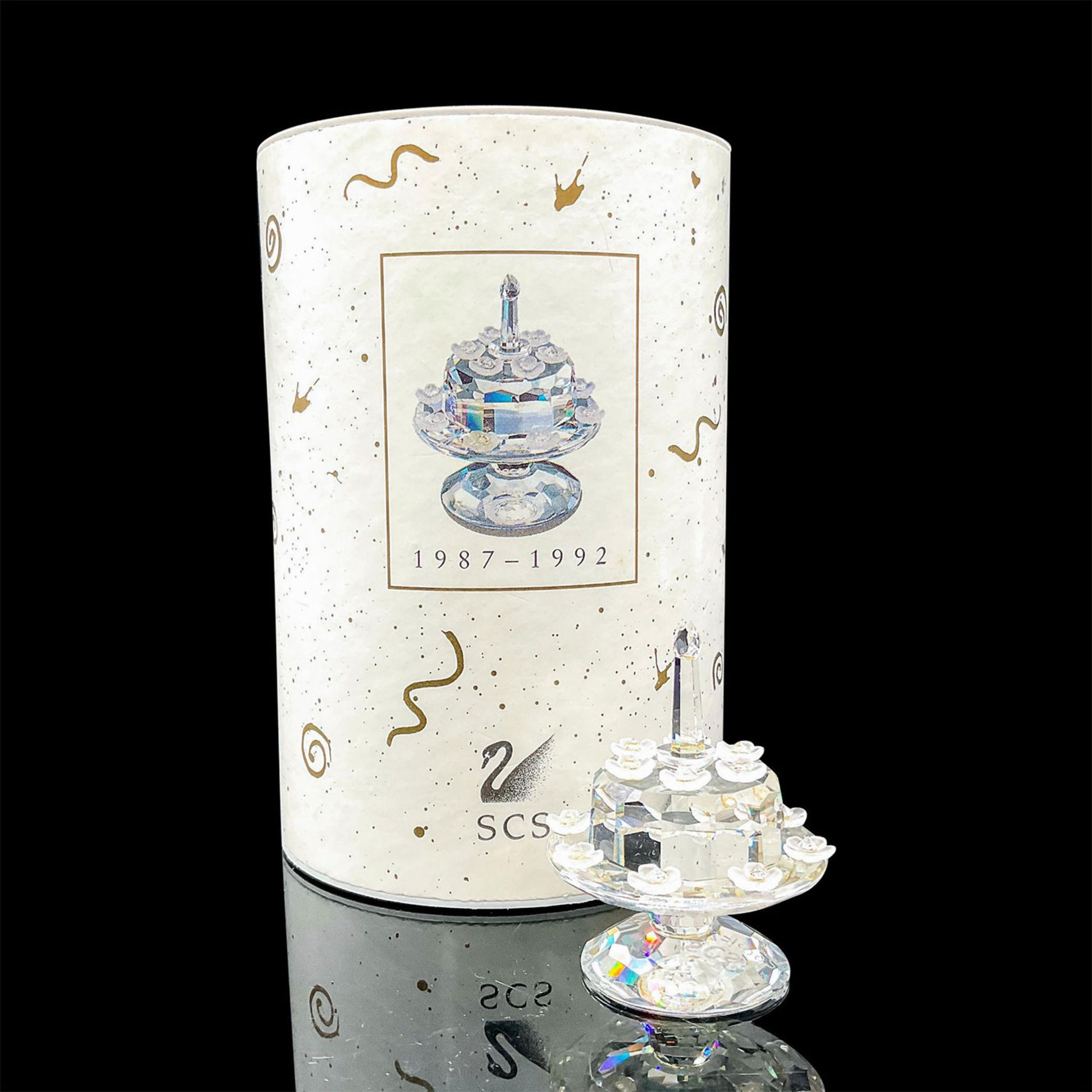 Swarovski Crystal Figurine, Birthday Cake 169678 - Image 2 of 3