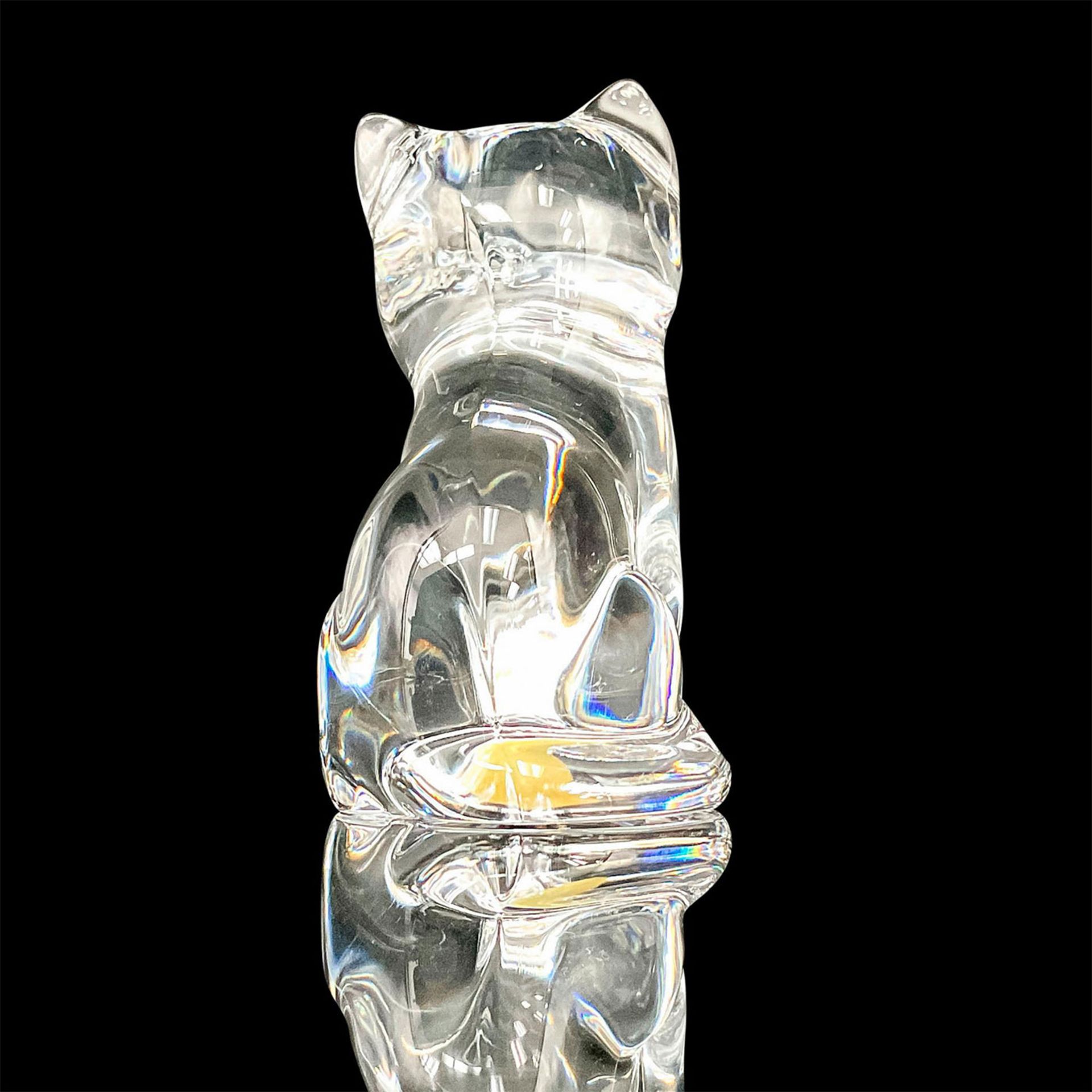 Princess House Lead Crystal Small Cat Figure - Image 5 of 5