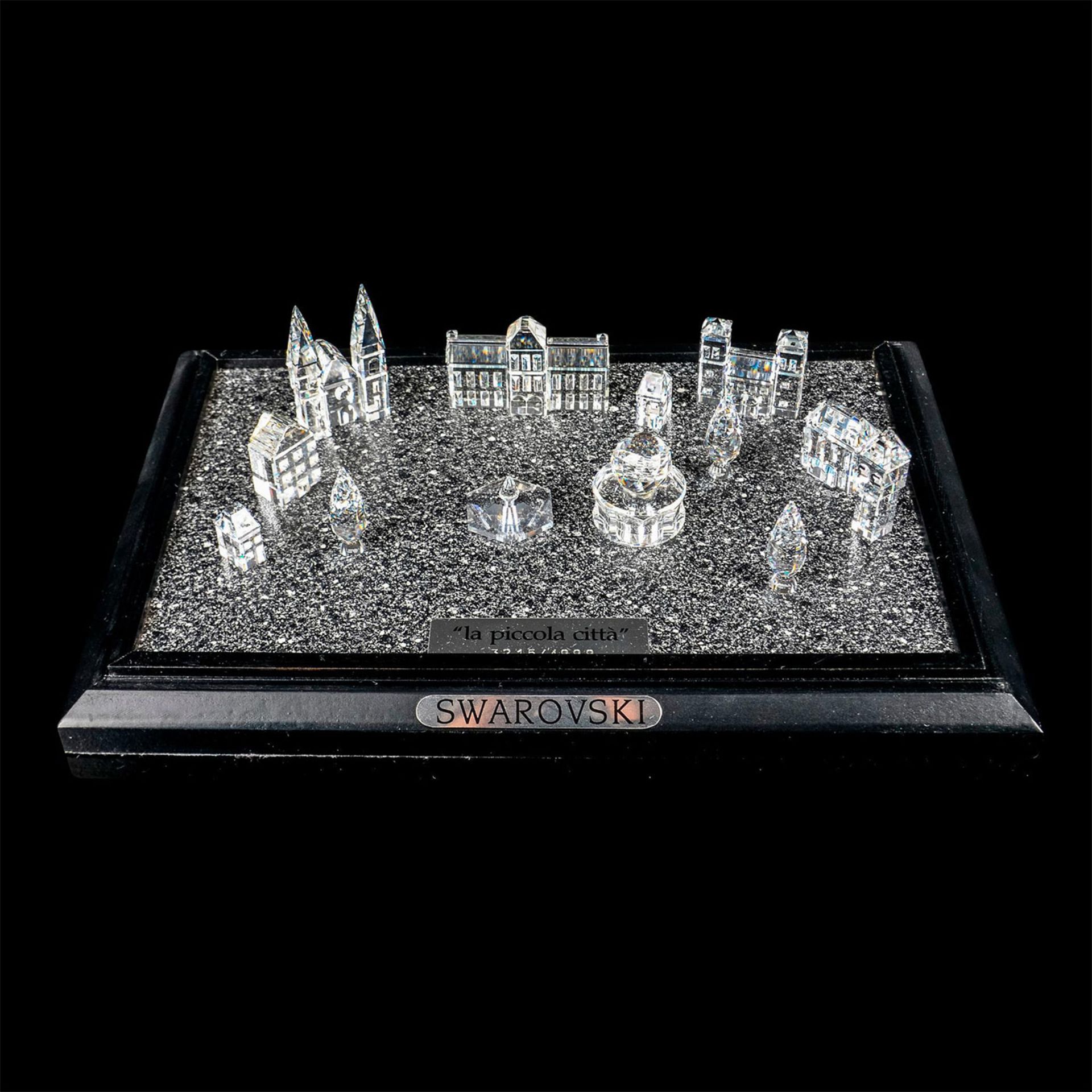 14pc Swarovski Crystal City + Display Case La Piccola Citta - Bild 4 aus 4