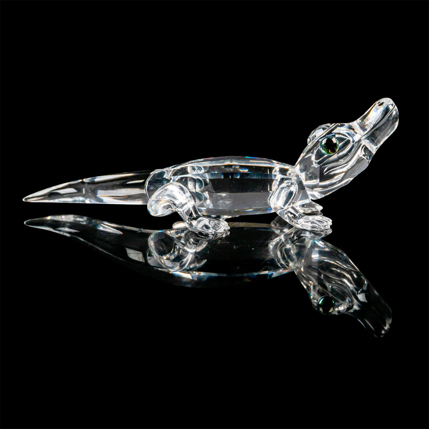 Swarovski Crystal Figure, Clear Alligator - Image 2 of 4