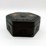Wedgwood Black Basalt Lidded Trinket Box