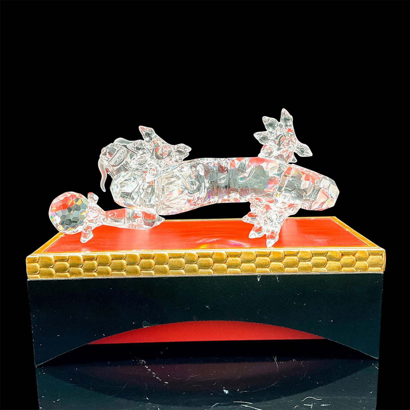 Swarovski Crystal Figurine + Base, Dragon 208398 - Image 4 of 4