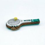 Limoges Porcelain Charm Box, Tennis Racket