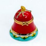 Dubarry Limoges Porcelain Trinket Box, Festive Bell