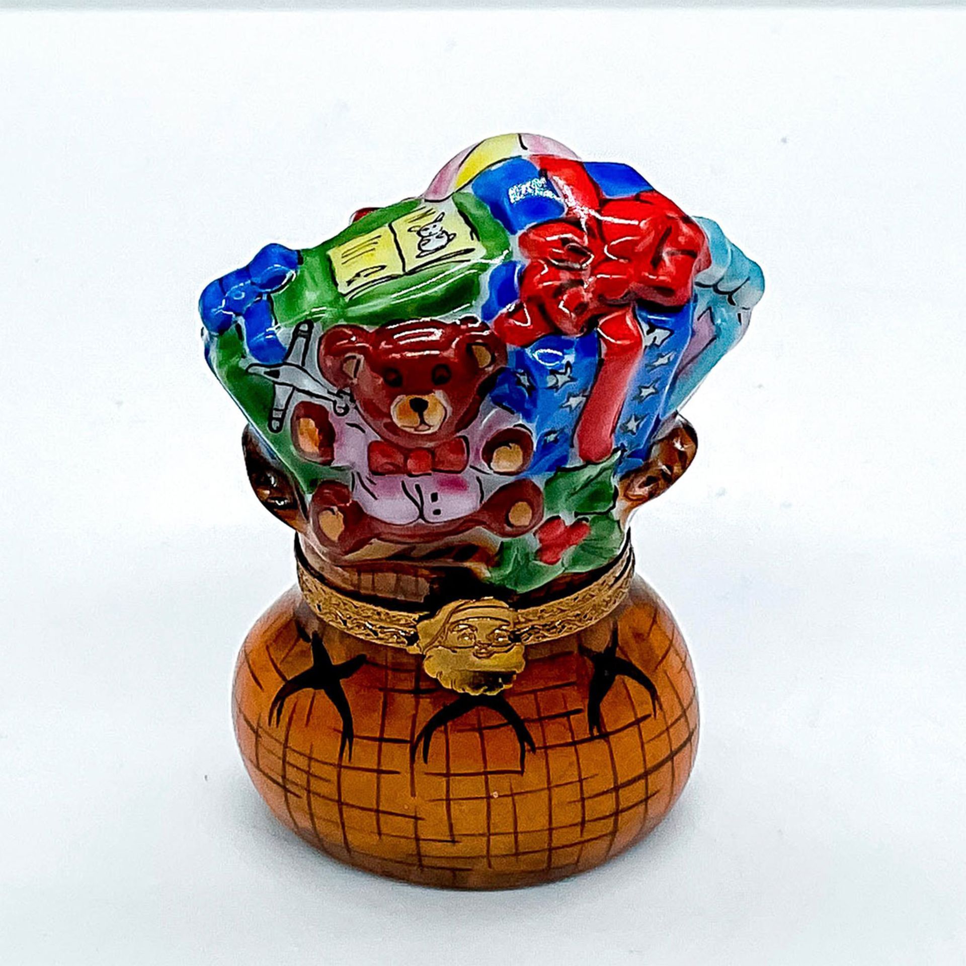 Dubarry Limoges Porcelain Charm Box, Basket of Gifts