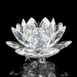 Swarovski Crystal Small Candle Holder, Lotus Flower