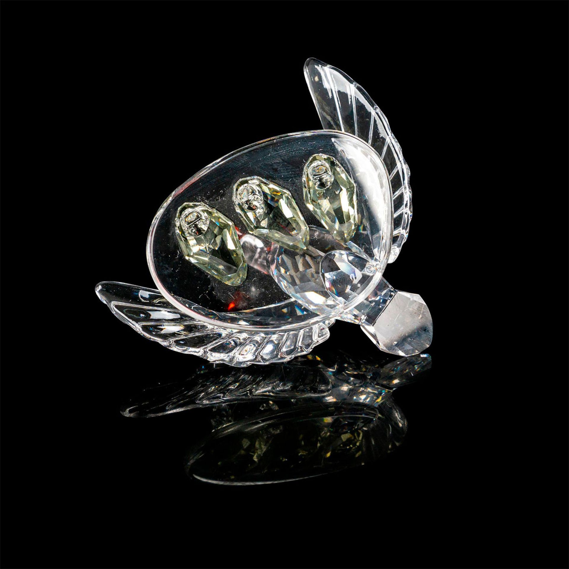Swarovski Crystal Figure, Swan Mother with Cygnets - Bild 3 aus 4