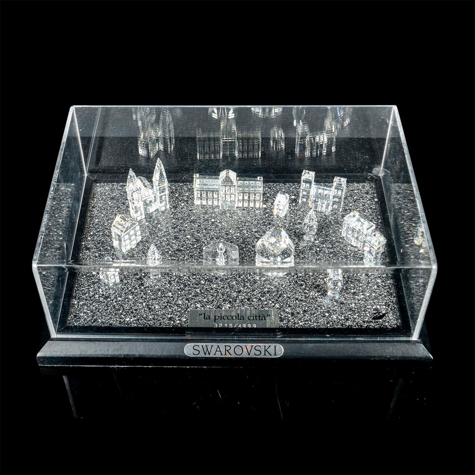 14pc Swarovski Crystal City + Display Case La Piccola Citta - Bild 2 aus 4
