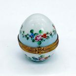 Dubarry Limoges Porcelain Charm Box, Egg