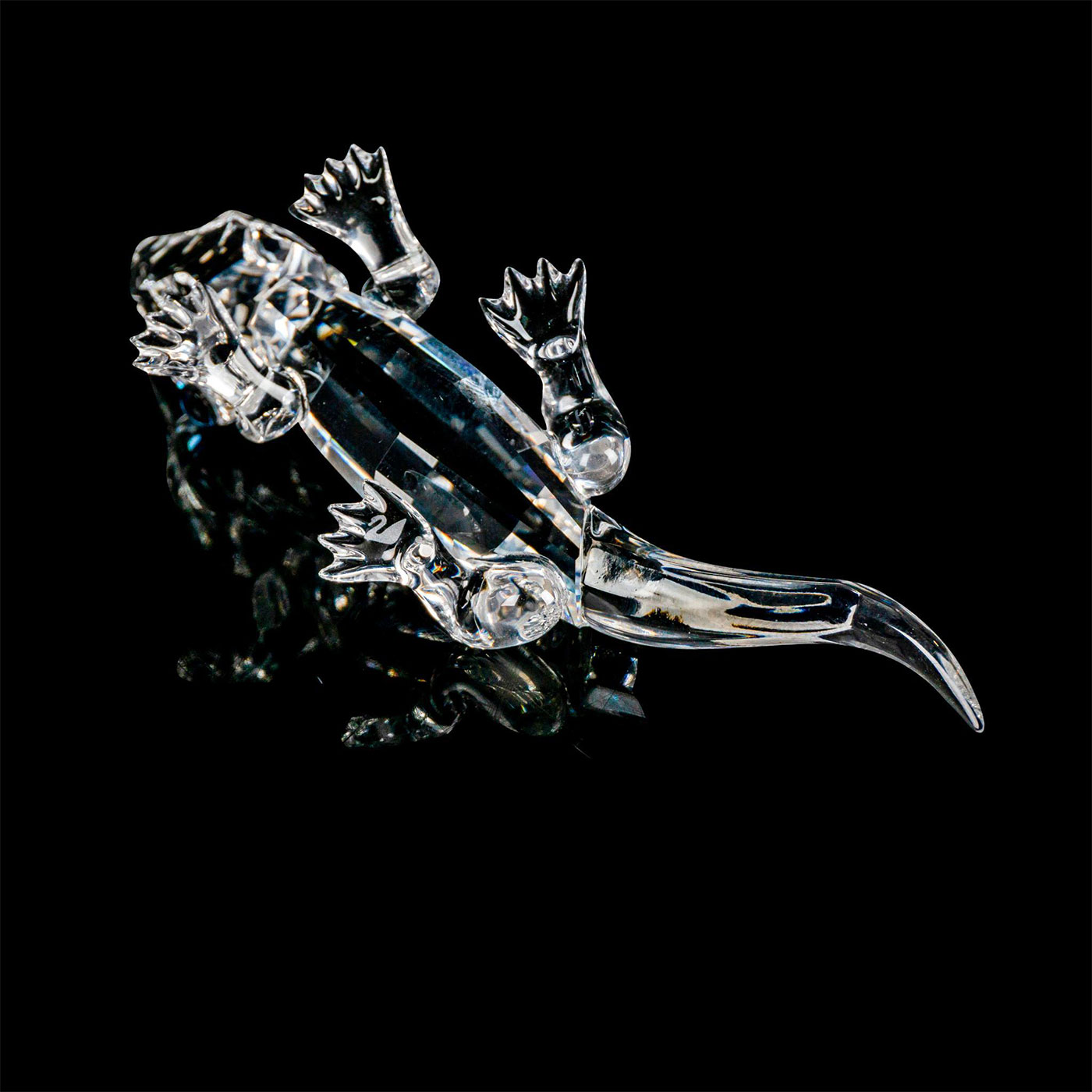 Swarovski Crystal Figure, Clear Alligator - Image 4 of 4
