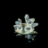 3pc Swarovski Crystal Figurines, Butterflies and Mirror