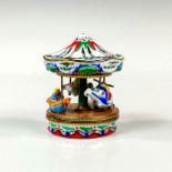 Limoges La Gloriette Porcelain Charm Box, Carousel