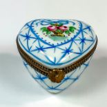 Limoges Porcelain Charm Box, Heart