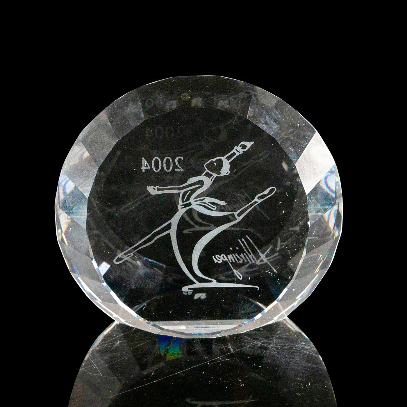 Swarovski Crystal Display Plaque, 2004 Magic of the Dance - Image 2 of 3