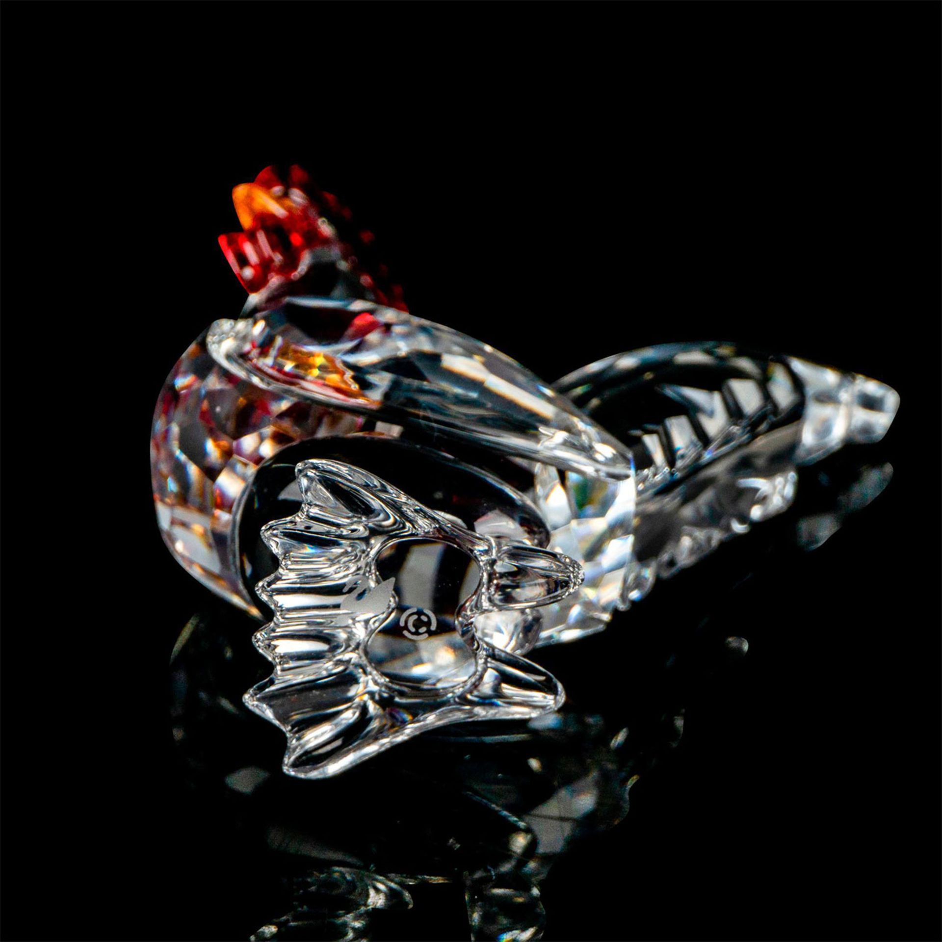 Swarovski Crystal Figure, Cockerel Rooster Siam Comb - Bild 3 aus 3
