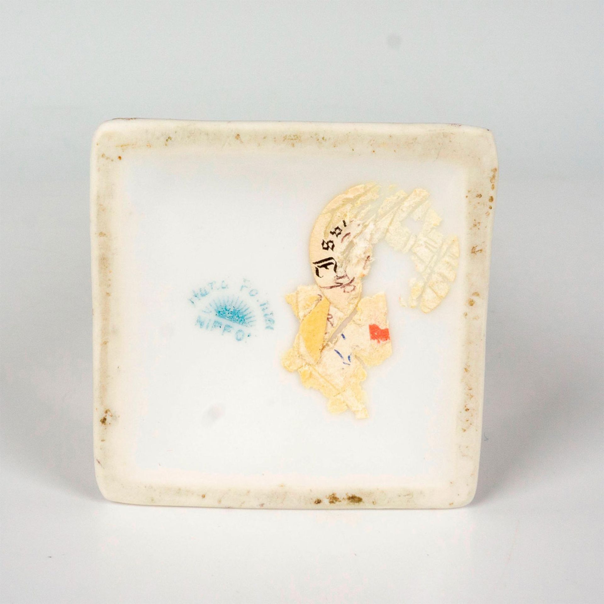 Antique Nippon Porcelain Hatpin Holder - Bild 2 aus 2