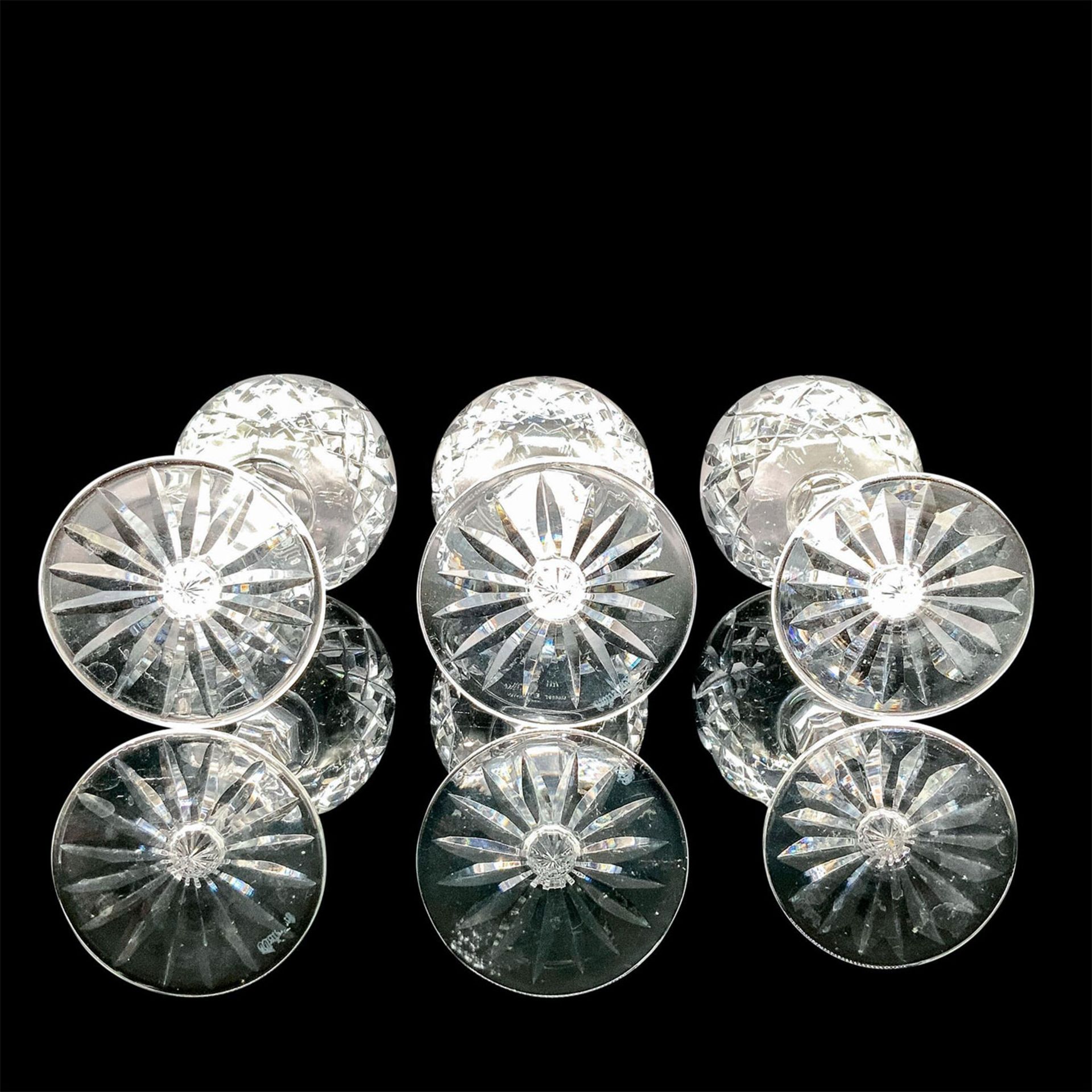 9pc Waterford Lismore Crystal Wine Glasses - Image 4 of 4