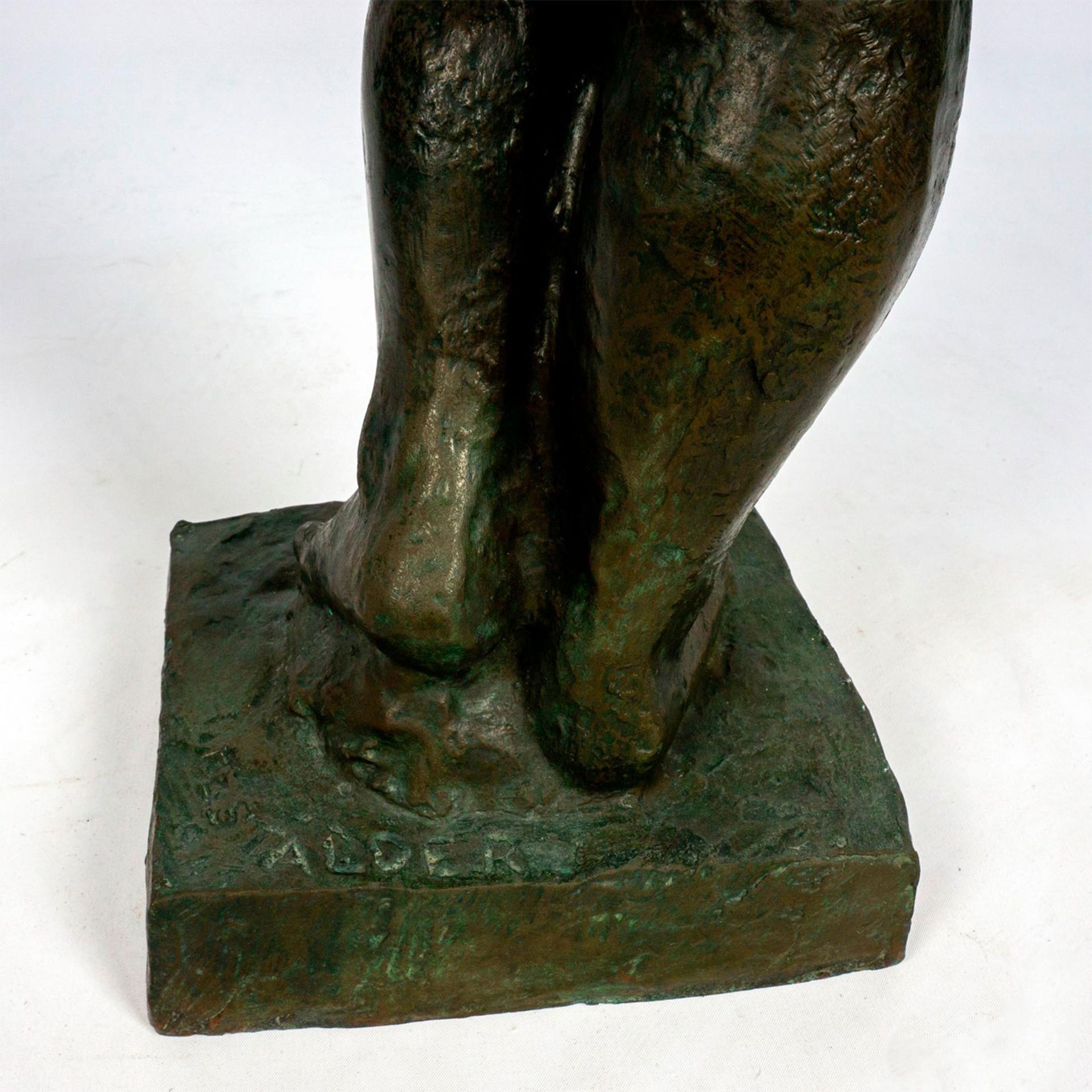 Bronze Sculpture, Nude Woman Signed - Bild 3 aus 3
