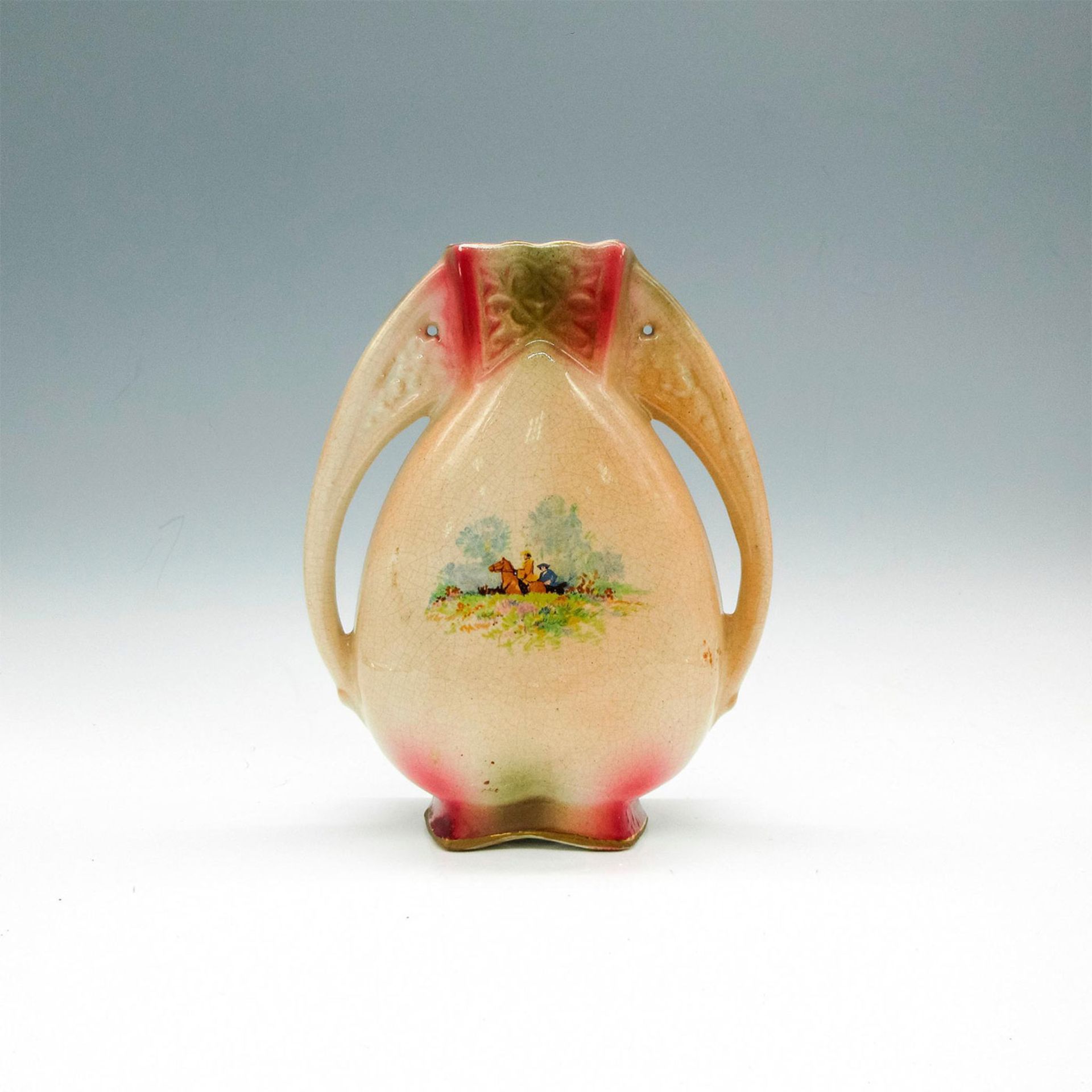 Royal Fenton Porcelain Double Handled Vase - Image 2 of 3