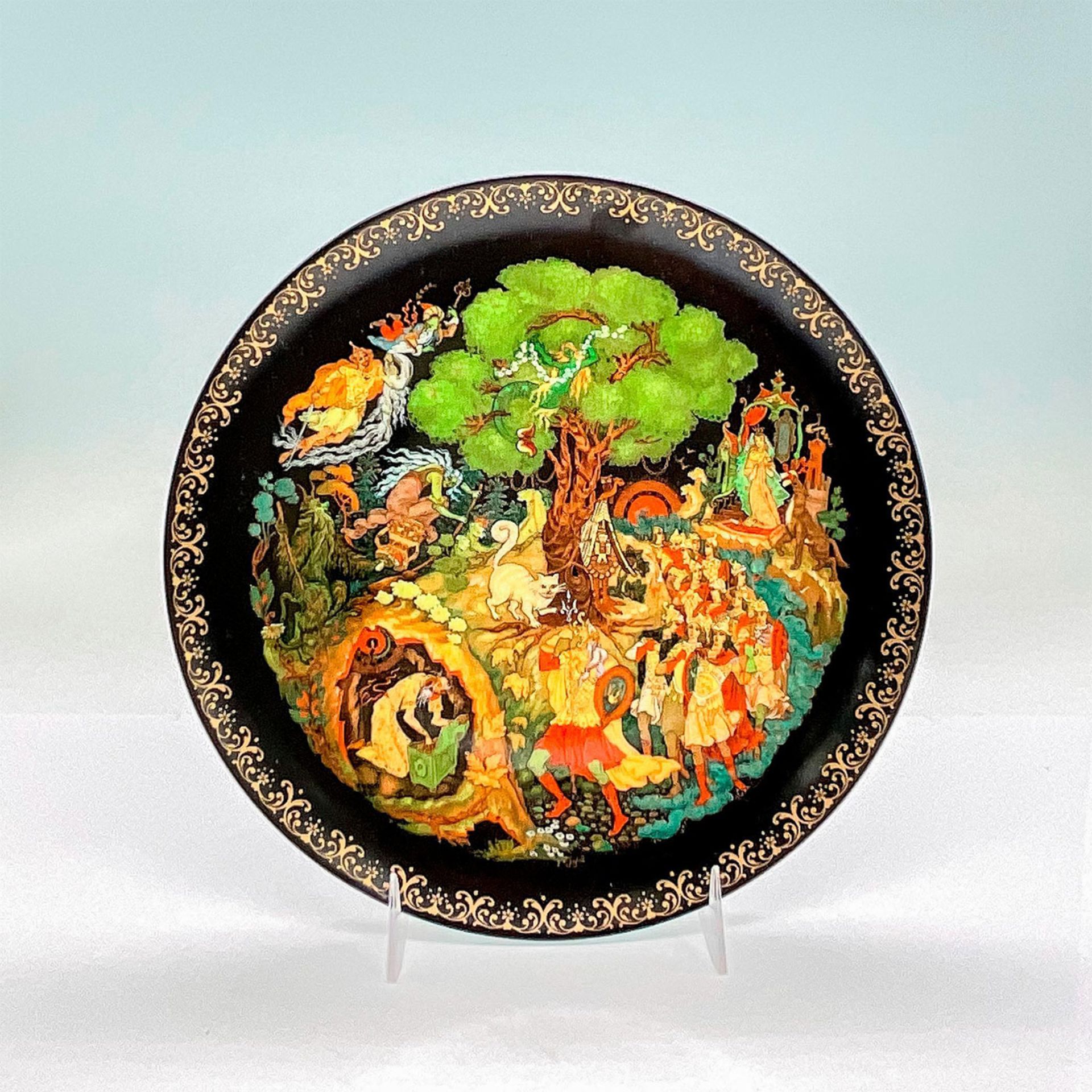 3pc Bradford Exchange Porcelain Plates, Russian Fairy Tales - Image 3 of 9