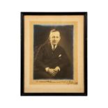 Antique Monochrome Portrait Photograph, Signed