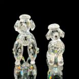 Pair of Swarovski Crystal Figurines, Poodles