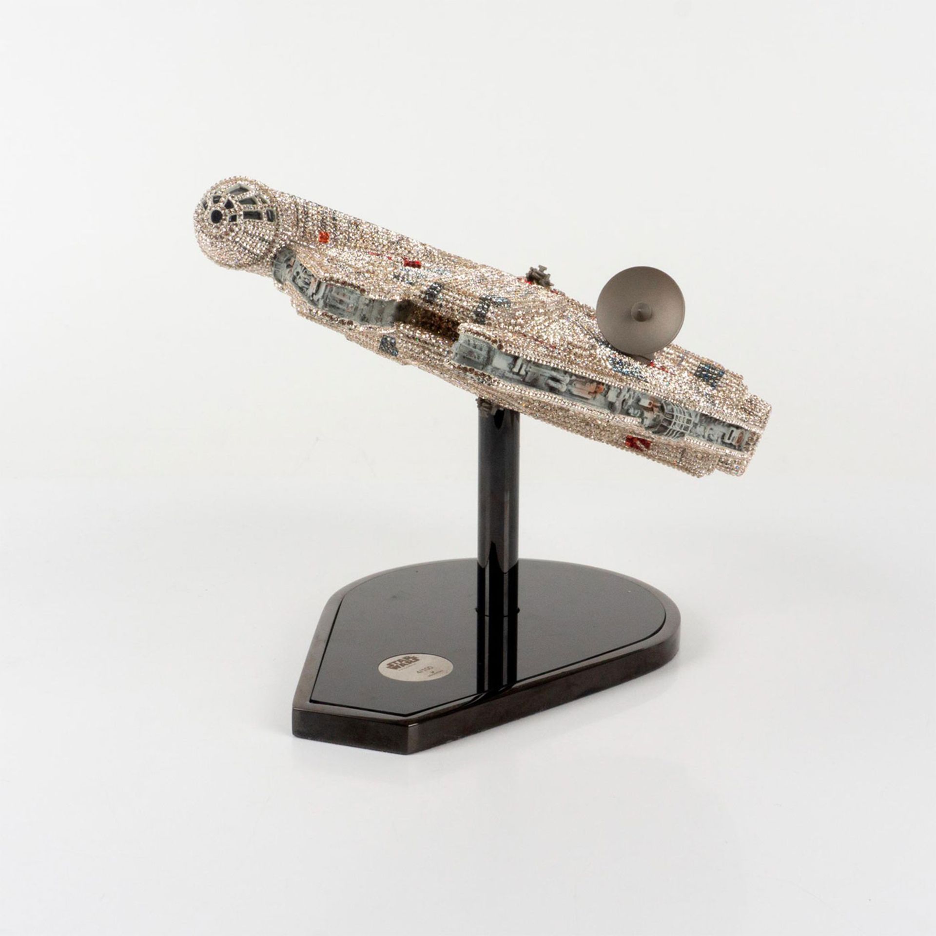 Swarovski Crystal Sculpture, Star Wars Millennium Falcon - Image 2 of 8