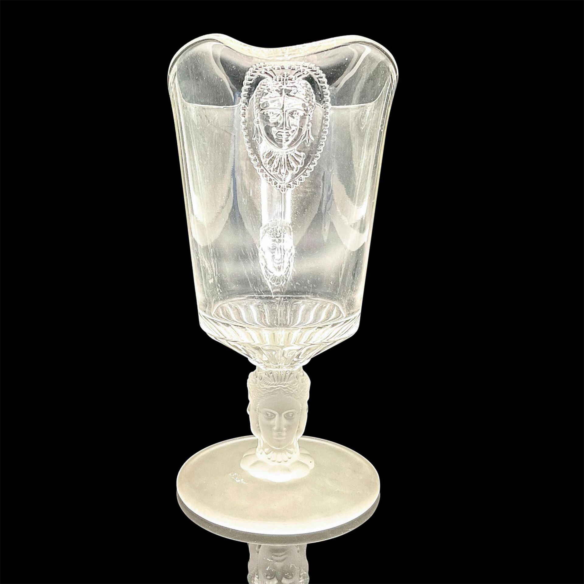 George Duncan Glass Three Face Creamer - Image 2 of 3