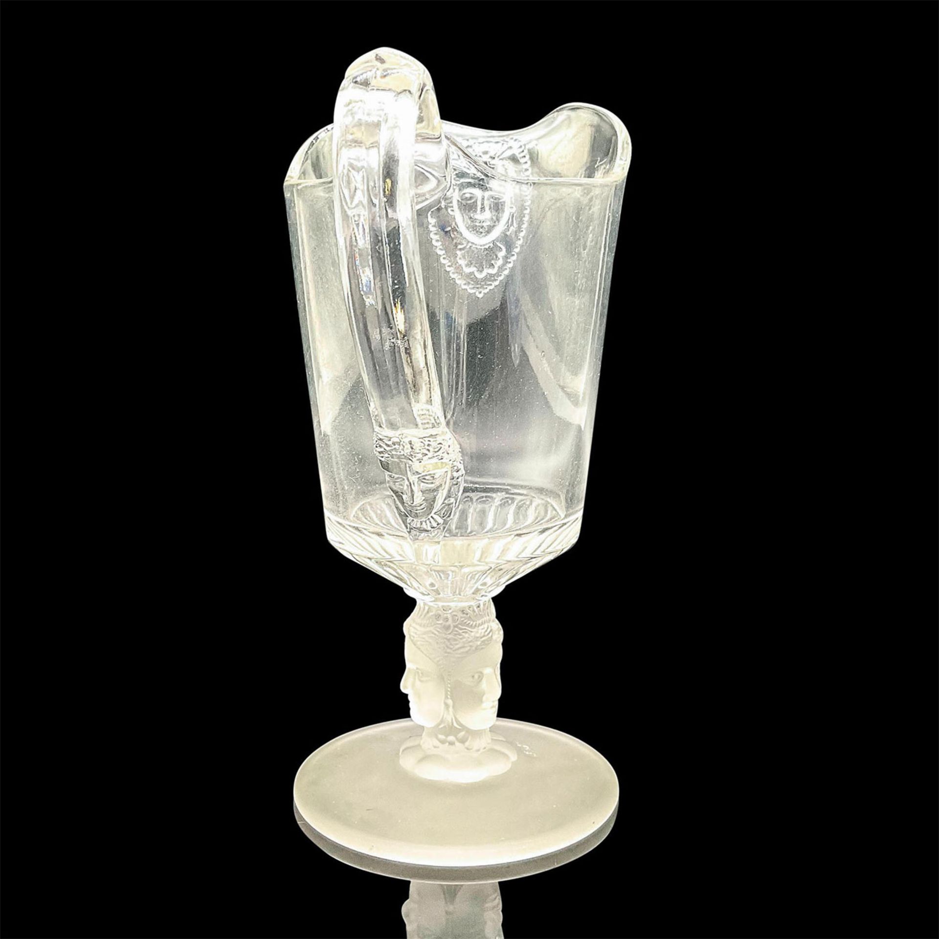 George Duncan Glass Three Face Creamer - Image 3 of 3