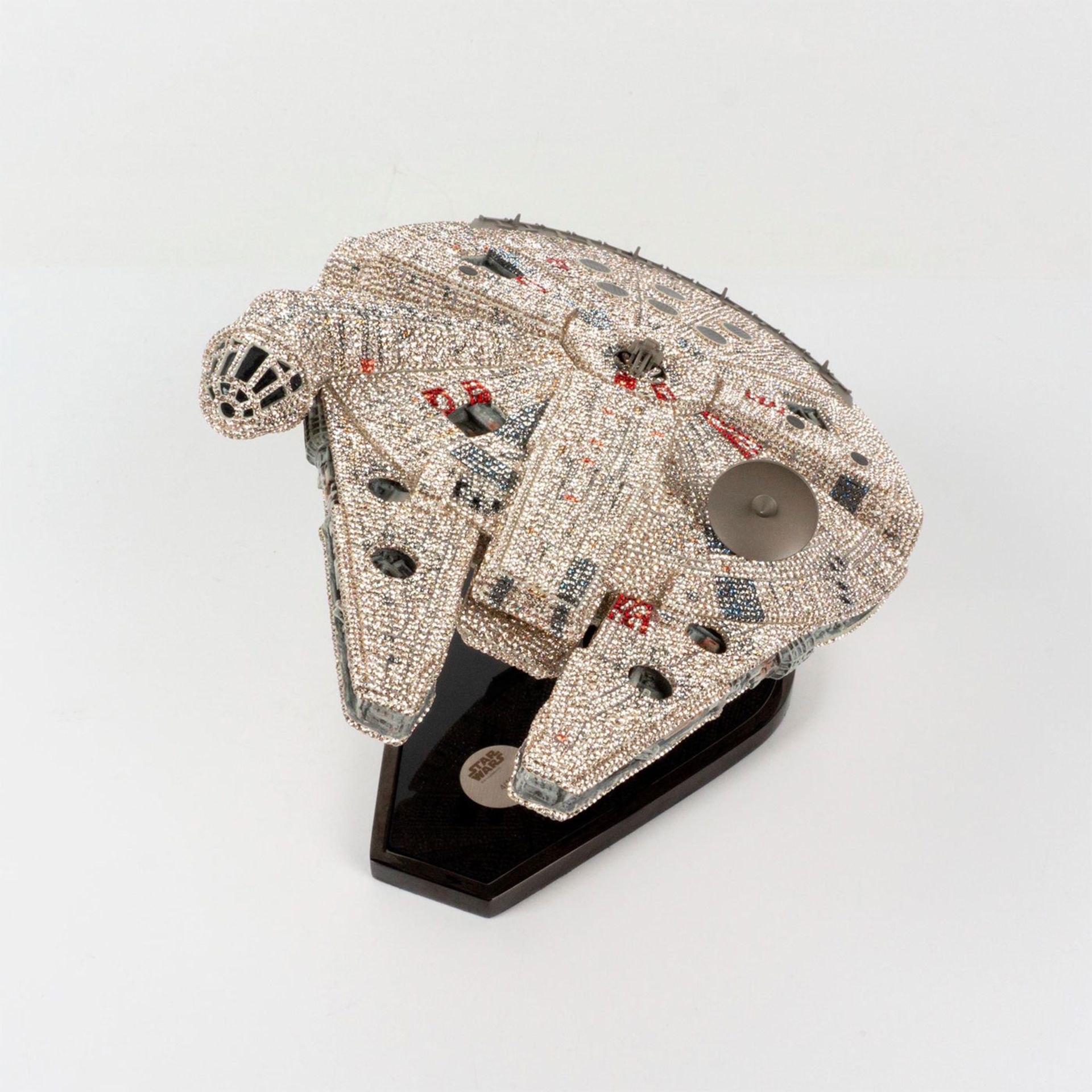 Swarovski Crystal Sculpture, Star Wars Millennium Falcon - Image 3 of 8