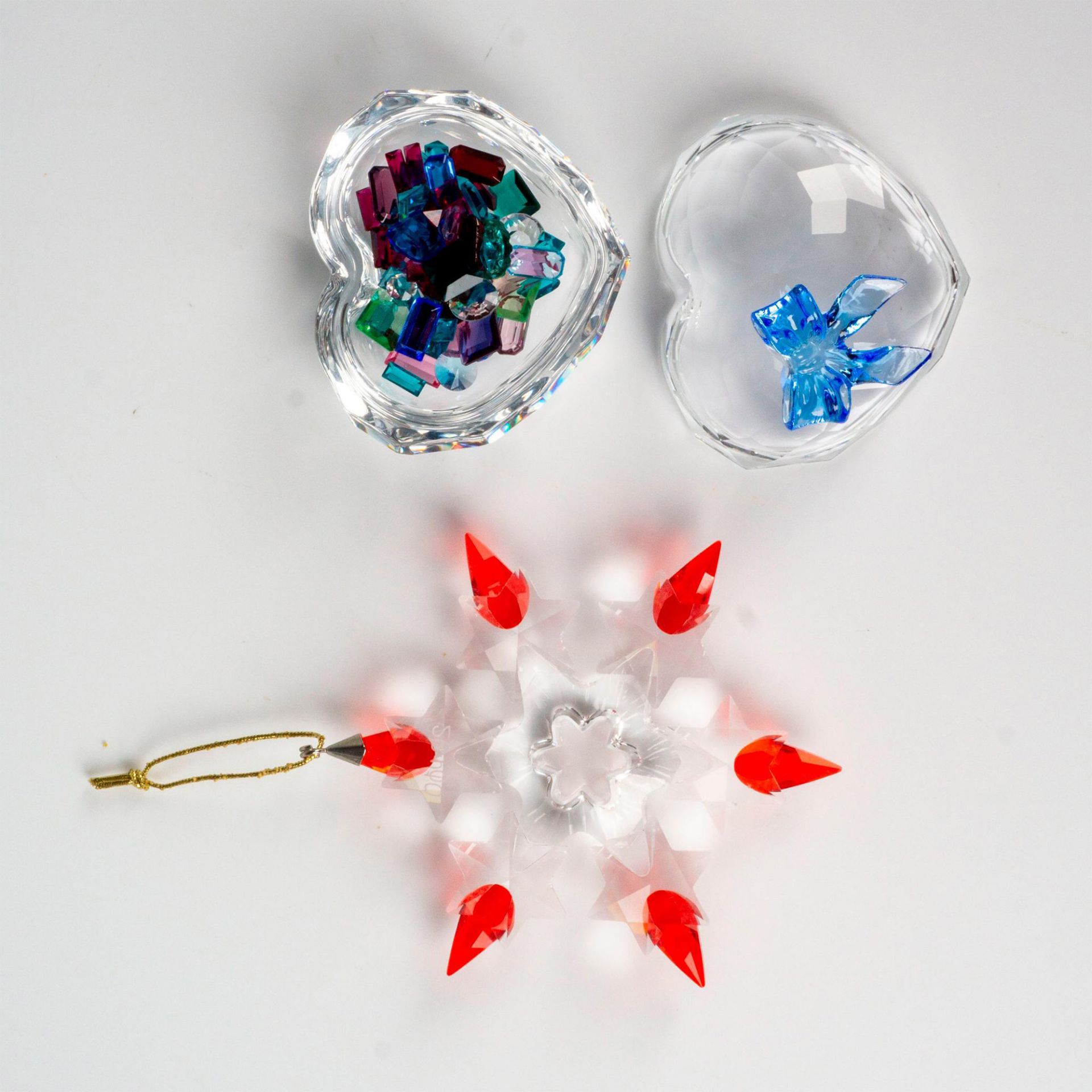 2pc Swarovski Crystal Ornament and Decorative Box - Image 2 of 3