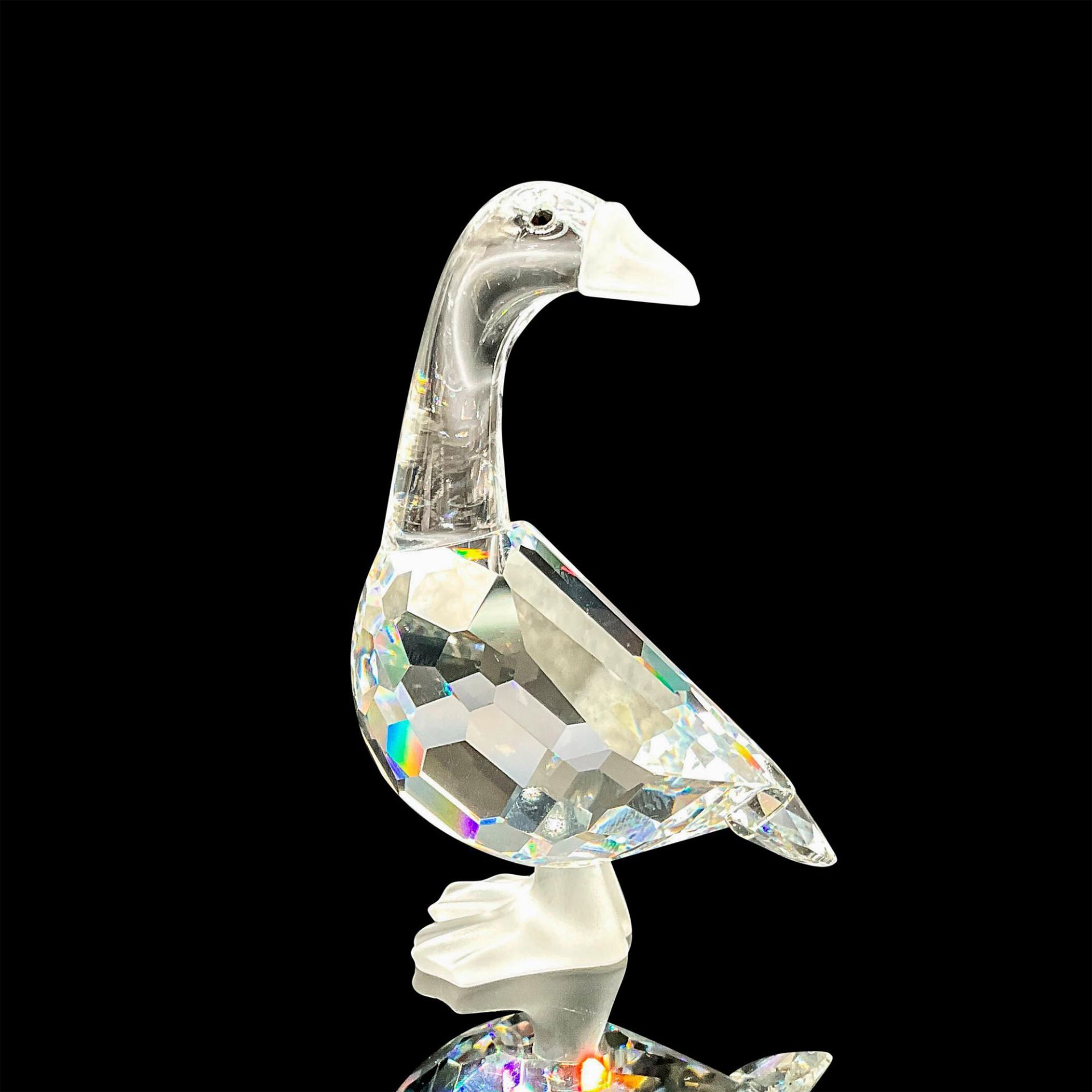 Goose Mother - Swarovski Silver Crystal Figurine