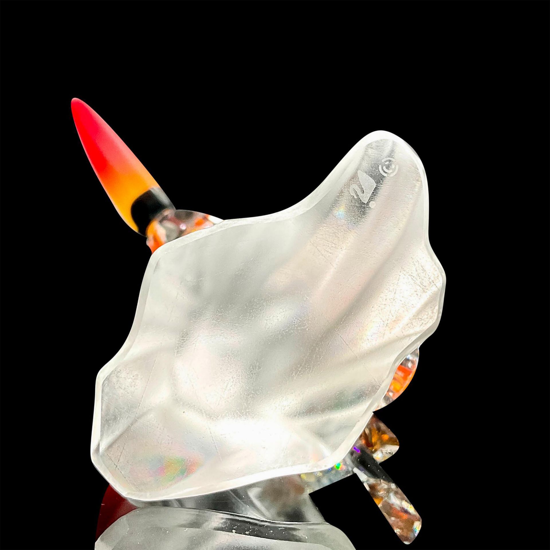 Toucan with Color Beak - Swarovski Silver Crystal Figurine - Image 4 of 4