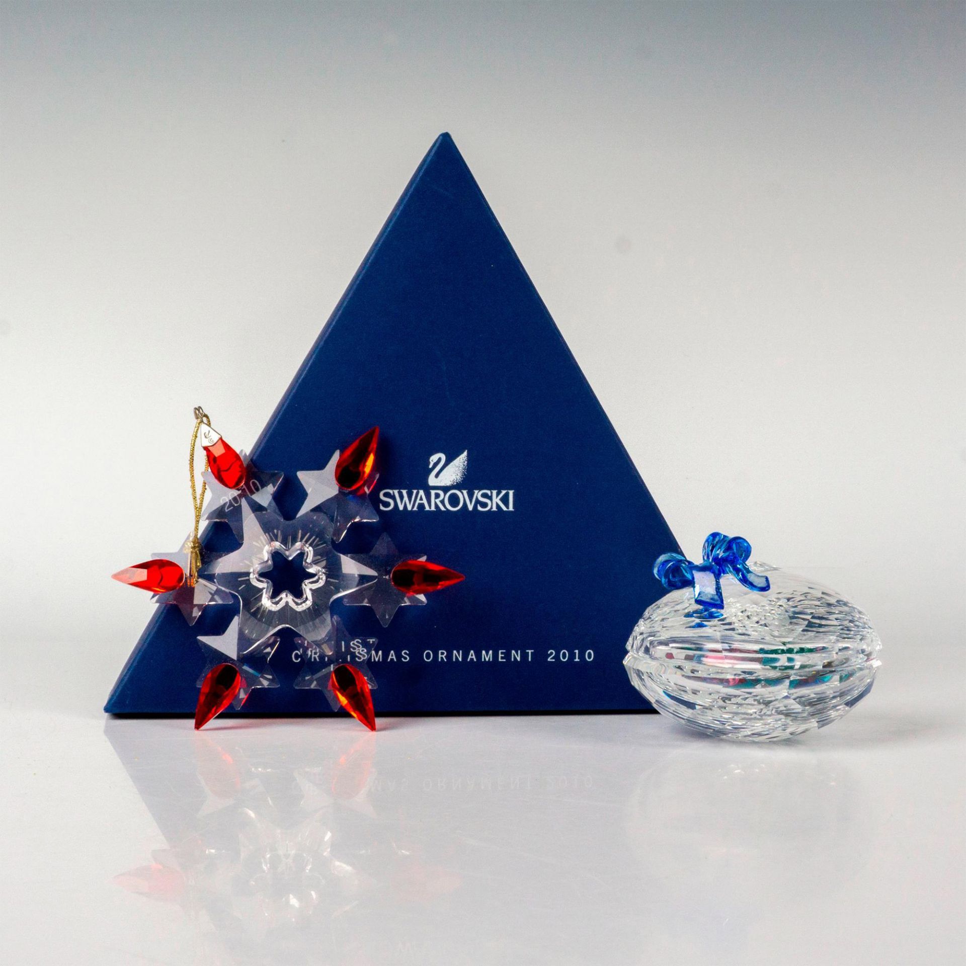 2pc Swarovski Crystal Ornament and Decorative Box - Image 3 of 3