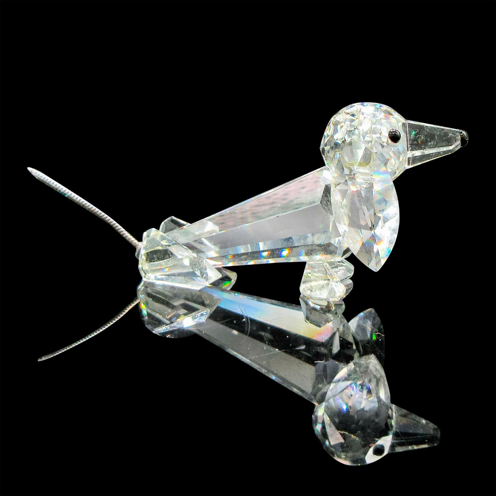 Swarovski Silver Crystal Figurine, Dachshund Var. 3 - Image 2 of 4